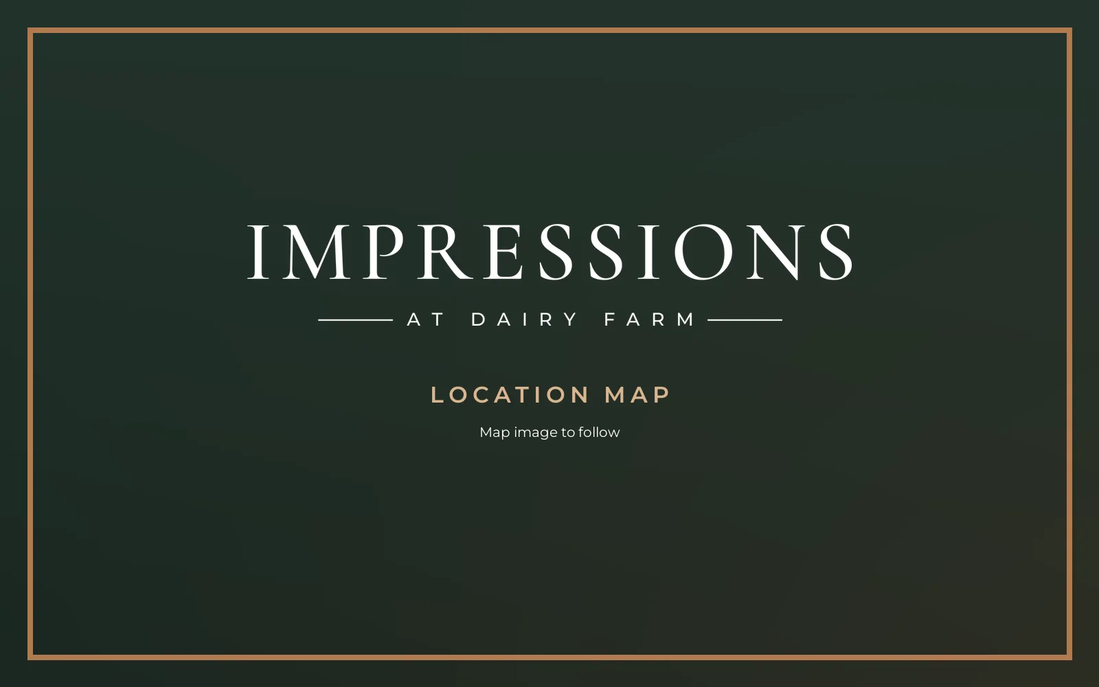 Location map of Impressions at Dairy Farm at Dairy Farm Walk